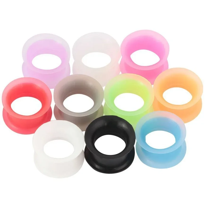 Soft Silicone Double Horn Ear Expansion 3-25mm Human Puncture Ear Expansion Jewelry