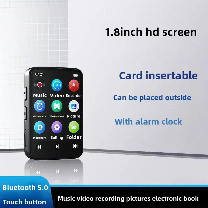 Bluetooth Mp3Mp4 Walkman Student Version Listening to Music and Reading E-Books English Listening Music Player Recording and Playback